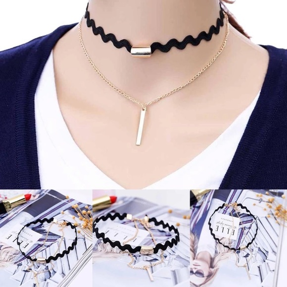 💙💎💲FIRM🛍➕BUNDLE➕🛍4 DISCOUNT!💛BLACK💛CHOKER🖤 - Picture 2 of 8